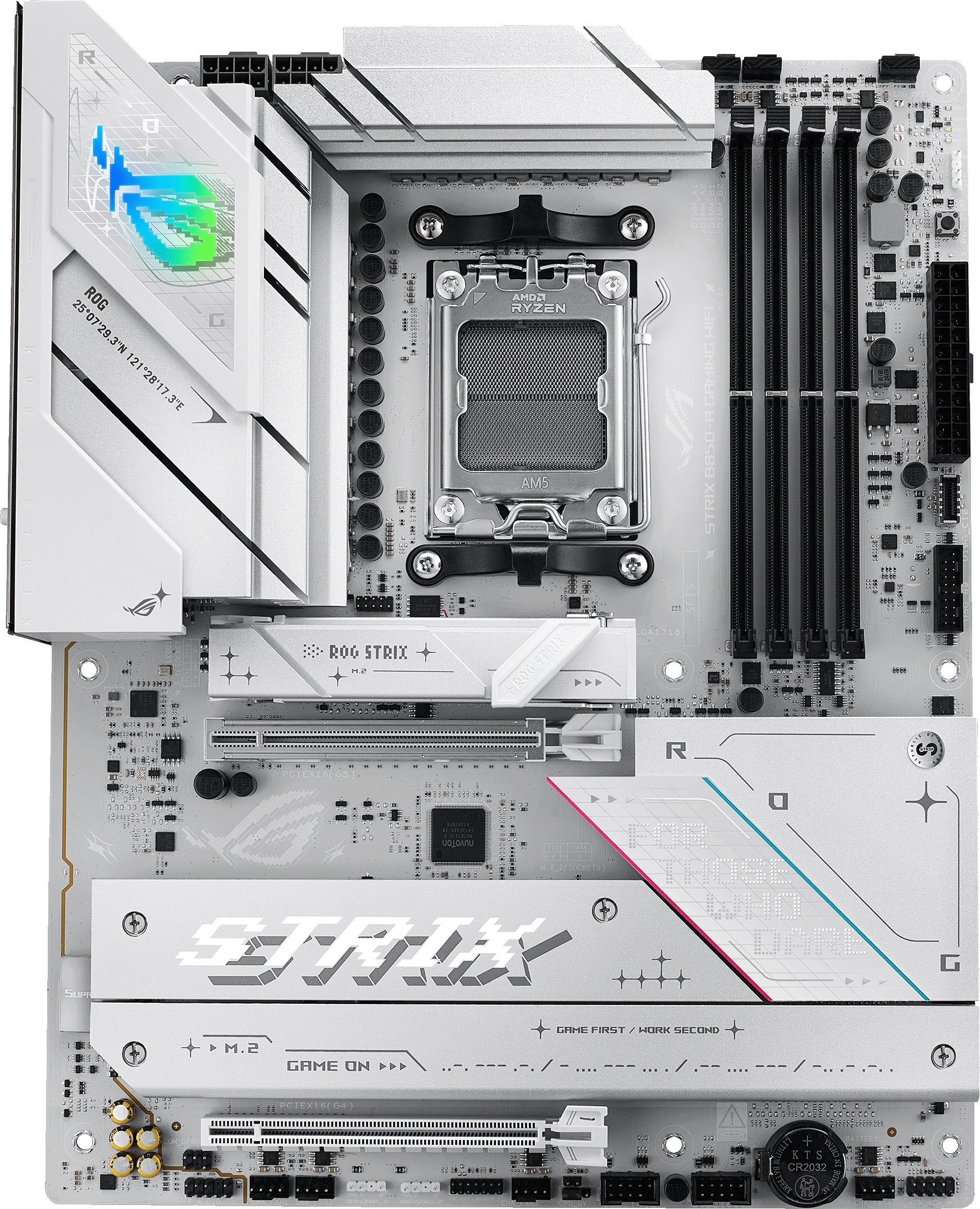 Pllakë amë ASUS ROG Strix B850-A Gaming WiFi, ATX, AMD AM5, WiFi 7, e bardhë