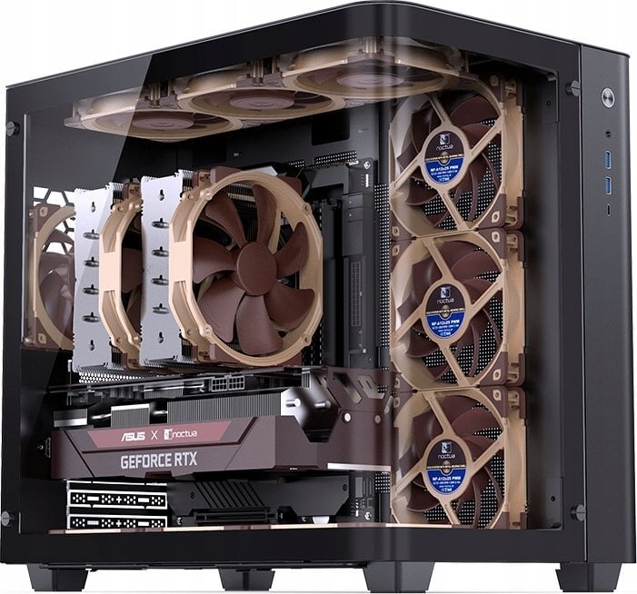 Kasë Jonsbo Jonsbo TK-3 - ATX-Gehäuse, e zezë, Full Tower