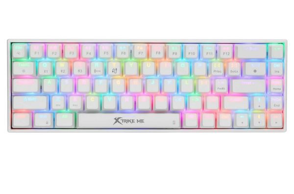 XTRIKE ME GK-995W WH Gaming Wireless Keyboard TKL White