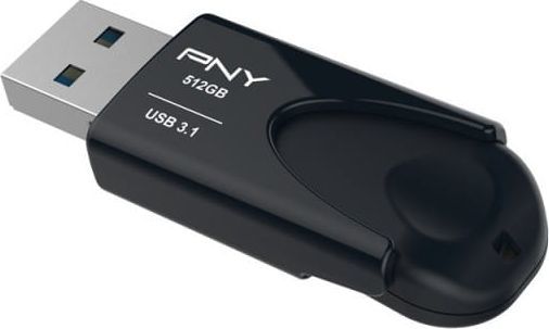 USB PNY Attaché 4 3.1, 512GB, USB 3.1, e zezë