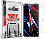 Xham mbrojtës Grizz HybridGlass 9H për Cubot KingKong Ace 3, transparend