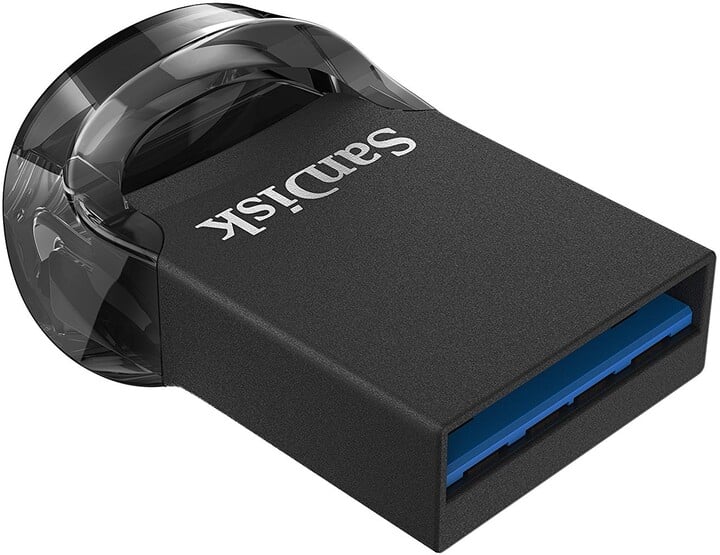 USB SanDisk Cruzer Ultra Fit, 64 GB, црно