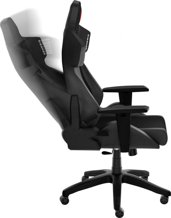 Karrige lojërash Genesis Nitro 650, ergonomike, deri 150 kg, e zezë