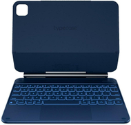 Këllëf tastiere Tech-Protect Typecase Edge për iPad Air 11" 2024/2025, Bluetooth, me touchpad, blu pacific