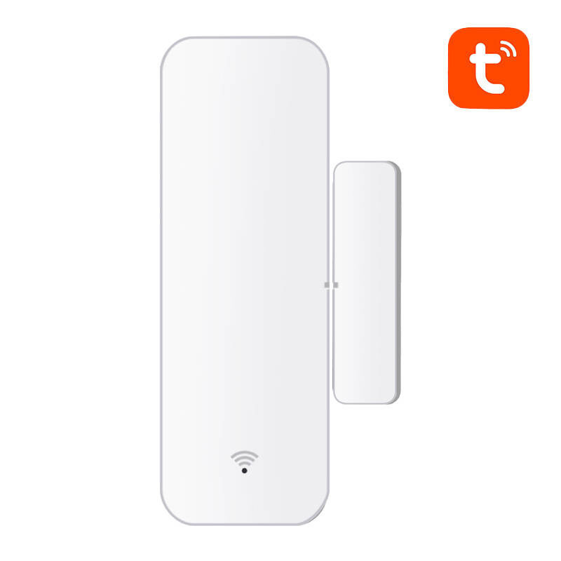 Senzor dere dhe dritare Gosund Window/Door Sensor, Wi-Fi 2.4 GHz, kompatibil me Alexa dhe Google Assistant, i bardhë