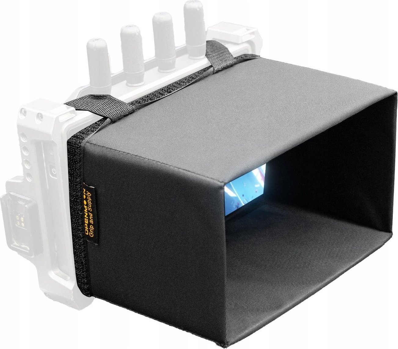 Kapak dielli për monitor OpenMoon OSH02, për LCD 5.6", najlon, i zi