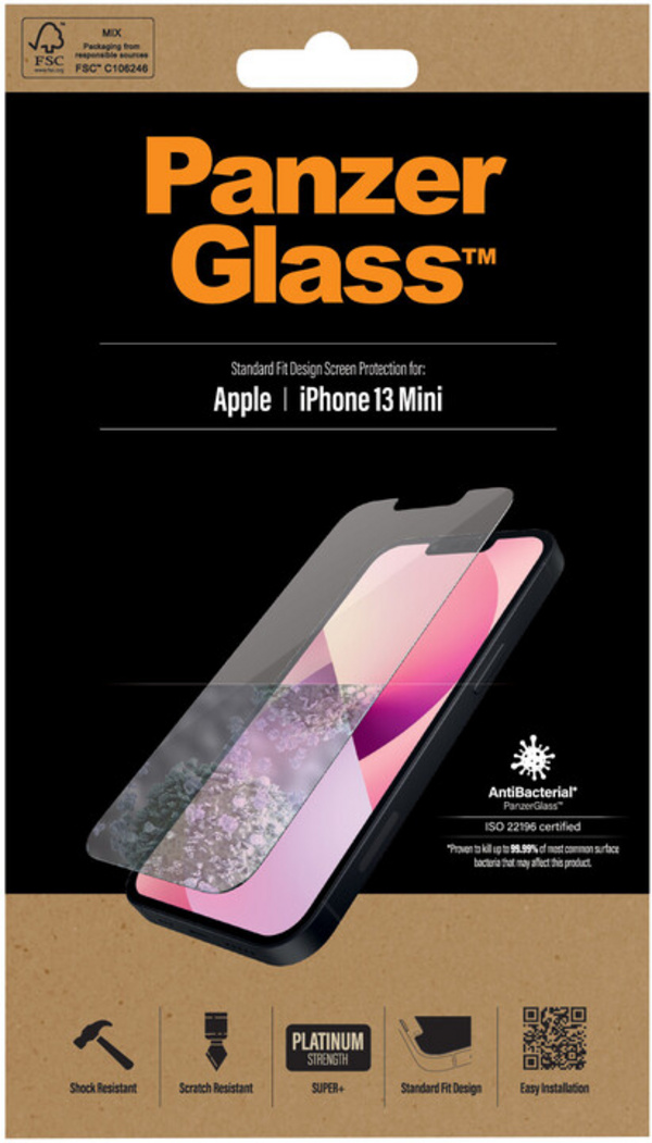 Xham mbrojtës PanzerGlass Standard për Apple iPhone 13 mini
