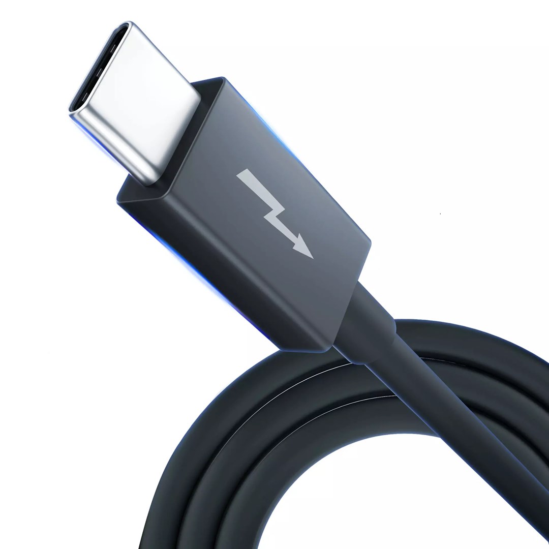 Kabllo 3MK Hyper ThunderBolt, 240W, 1.0m, e zezë
