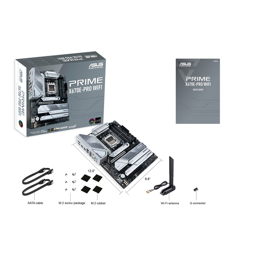 Pllakë amë ASUS PRIME X670E-PRO WiFi AMD X670 Socket AM5 ATX