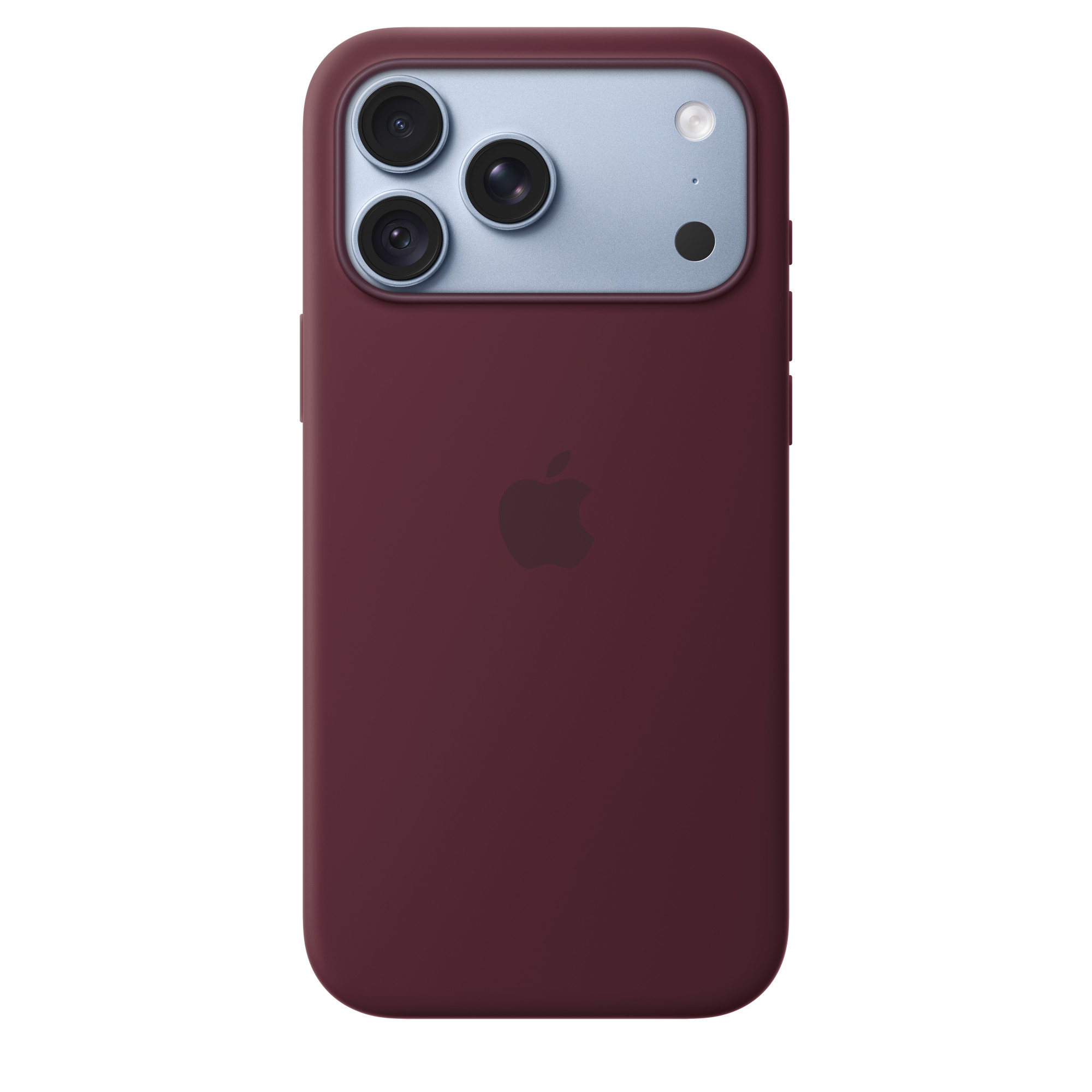 Apple iPhone 18 Pro Max Silicone Case with MagSafe, Burgundy