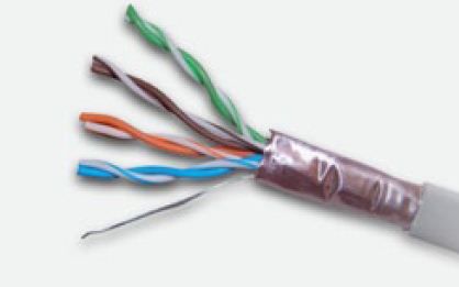 Kabllo rrjeti A-LAN Cat.5e, F/ UTP, PVC, 4x2x24AWG, 305 m, e hirtë