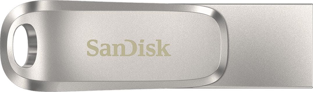 USB SanDisk Ultra Dual Drive Luxe, 512GB, USB Type C dhe USB A, metalike