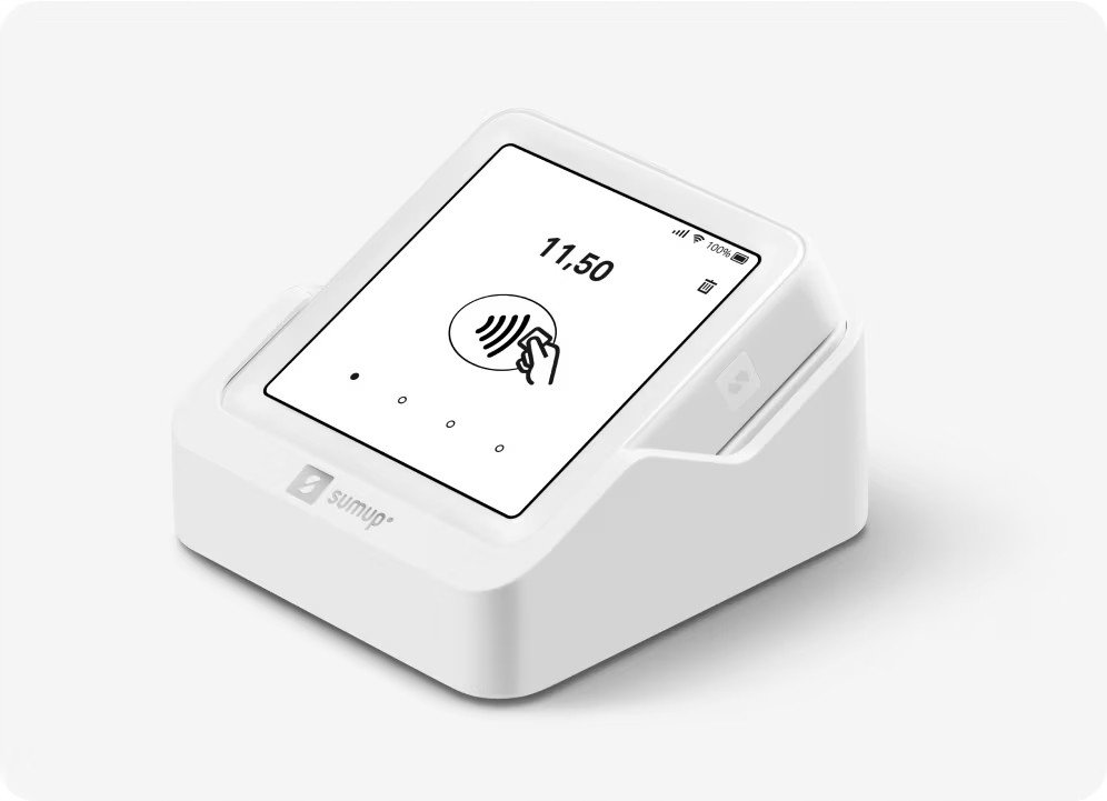 Terminal pagese SumUp Solo Lite, Bluetooth, Gorilla Glass, i bardhë