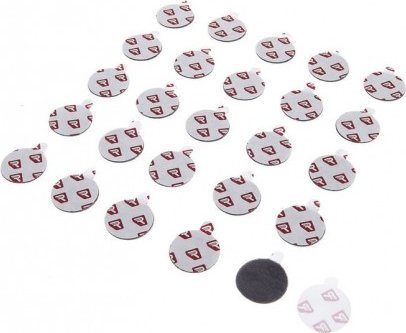 Fletë ngjitëse për mikrofon lavalier Rycote Stickies Adv, 23mm, rrumbullake
