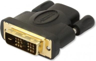 Adapter HDMI në DVI D AV Techly, video dixhital, i zi