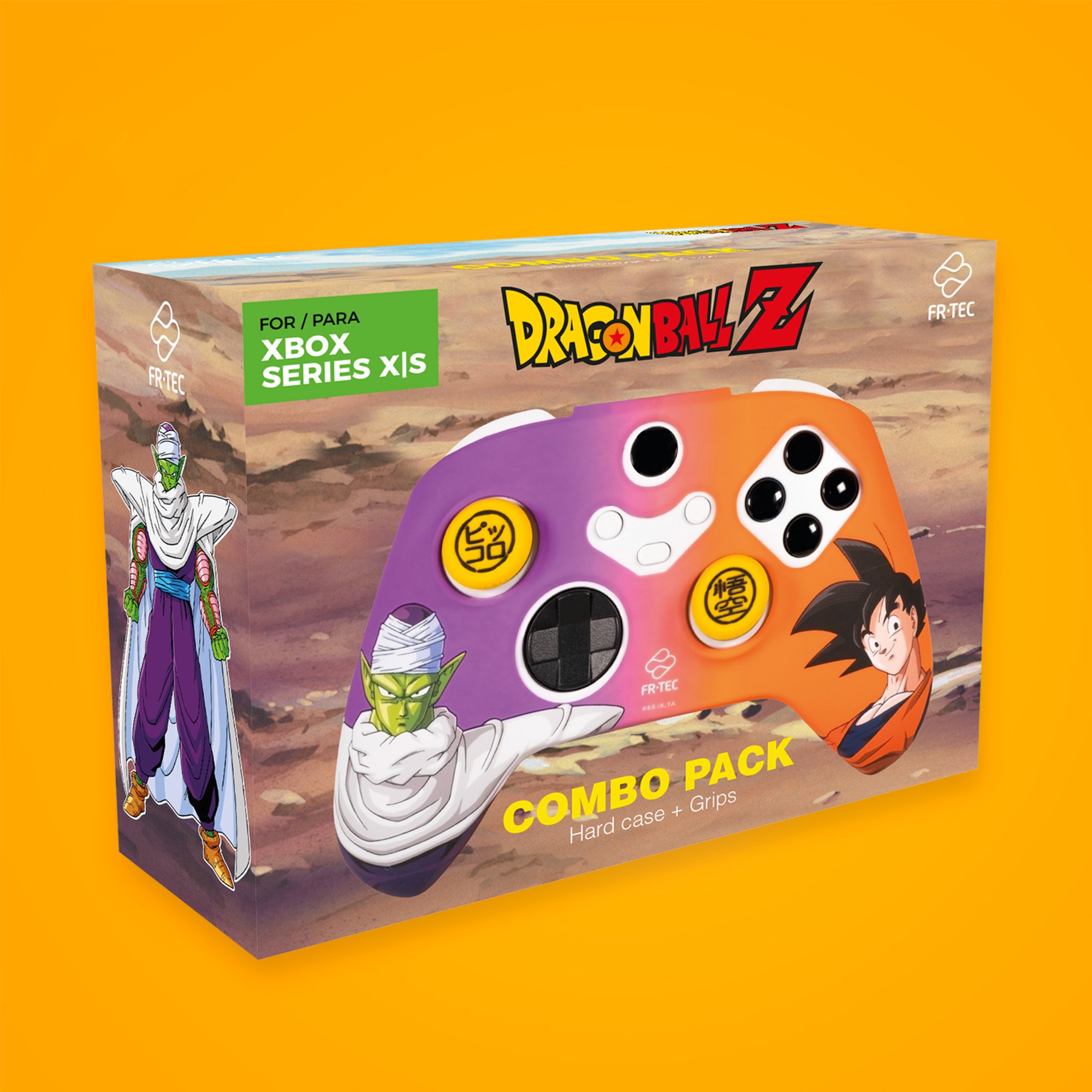 Set mbrojtës Dragon Ball Z për Xbox Series X S, dizajn Piccolo dhe Son, shumëngjyrësh