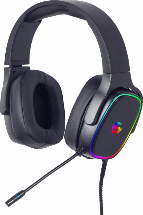 Headset gaming Gembird GHS SANPO S300, 7.1 virtual, USB, me drita RGB