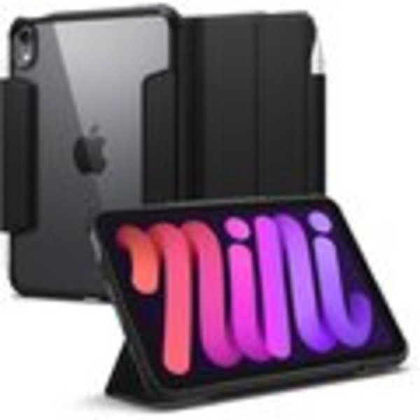 Футрола на преклоп Spigen Ultra Hybrid Pro за таблет Apple iPad mini 6 2021 година, црна