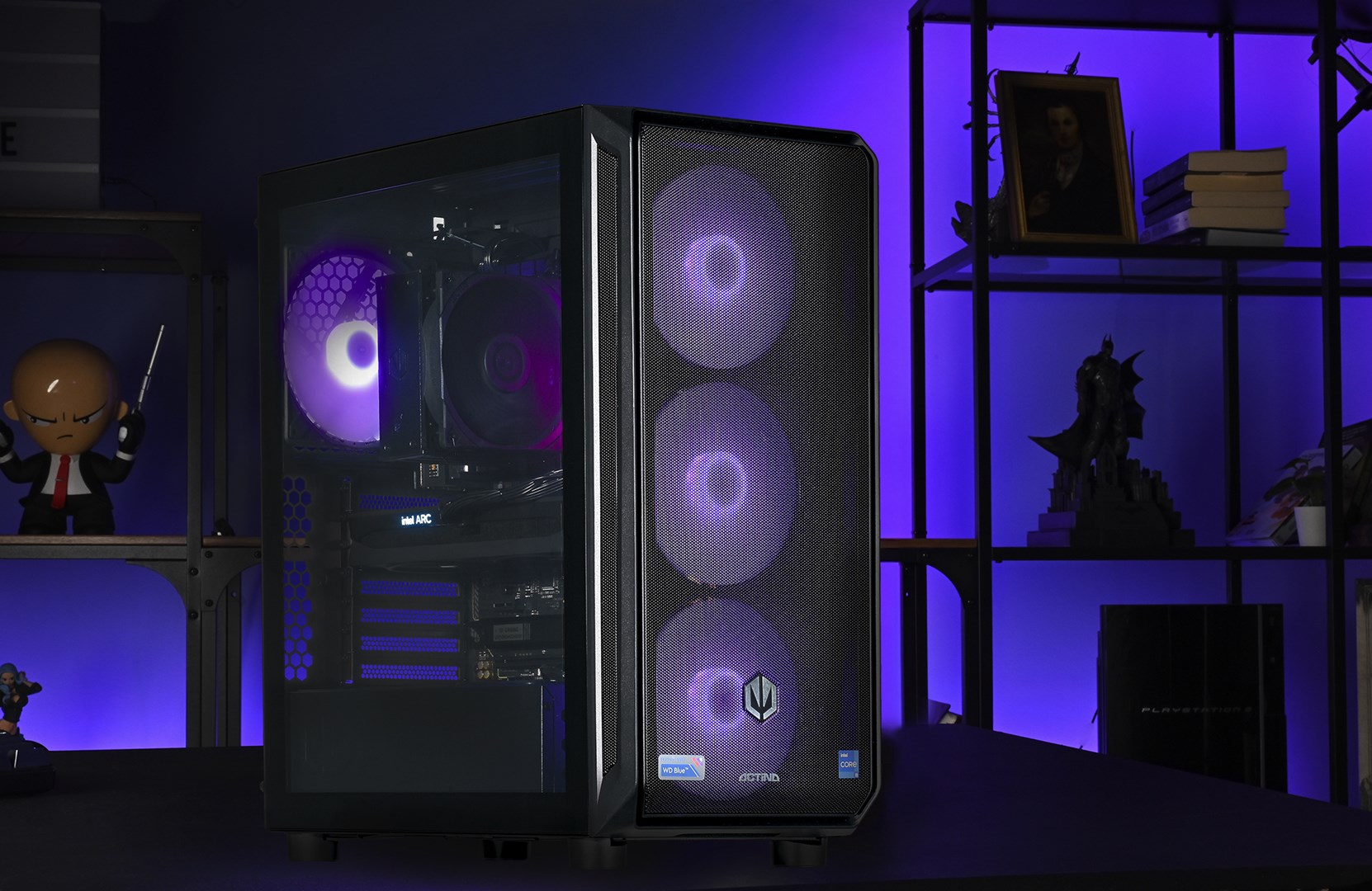 Kompjuter gaming Actina 5901443410362, Intel Core i5-14400F, 32GB RAM, 1TB SSD, Intel Arc A380, i zi
