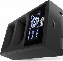 Karikues dykanalësh për kamera Newell FDL-USB-C, për bateri LP-E6, USB-C