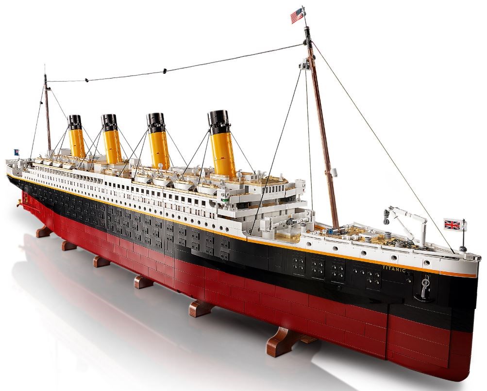 Set LEGO Icons Titanic 10294, model koleksionues, mbi 9000 pjesë, shumëngjyrësh