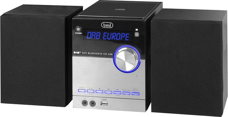 Mikrosistem audio Trevi Tower HCX10D8, CD MP3 USB, Bluetooth, i zi