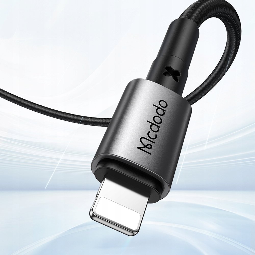Kabllo karikimi Mcdodo Prism Series USB në Lightning, 36W, 1.2m, i zi