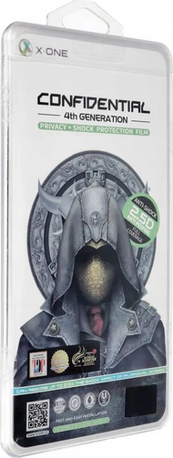 Xham mbrojtës X-One Extreme Shock Eliminator 4th Gen Privacy, për iPhone, 7H, transparent