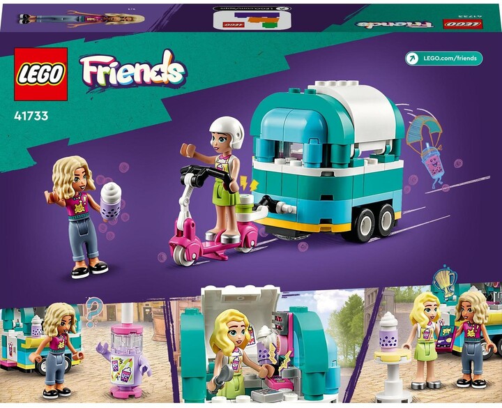 Set LEGO® Friends 41733 Mobile bubble tea shop, 109 pjesë
