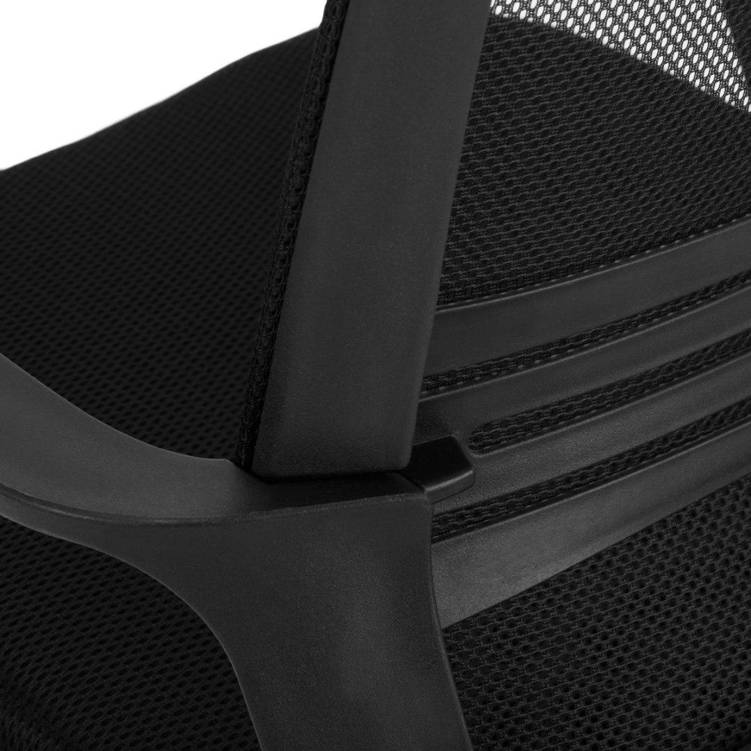 Karrige zyre Activeshop QS-03, ergonomike, me rrota, e zezë