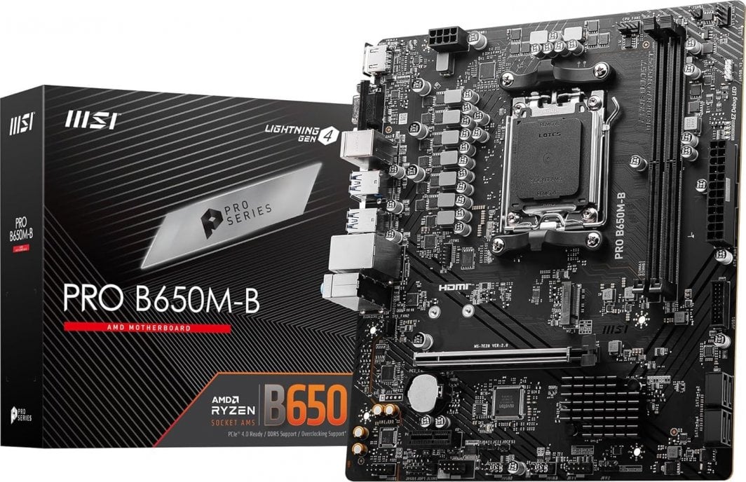 Pllakë amë MSI PRO B650M-B