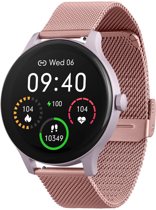 Orë e mençur Garett Smartwatch Classy, rozë