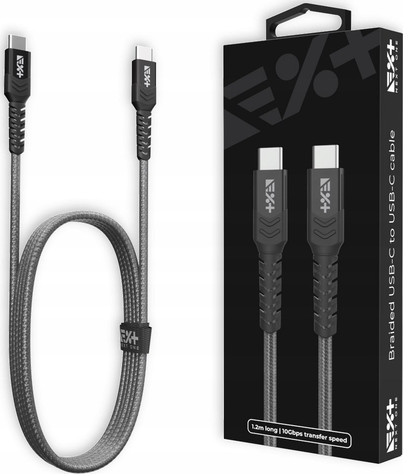 Kабел USB NEXT ONE NEX CO CL 5, USB C во USB C, 1.2 m, црн