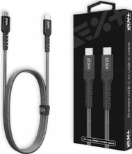 Kabllo USB NEXT ONE NEX CO CL 5, USB C në USB C, 1.2 m, i zi