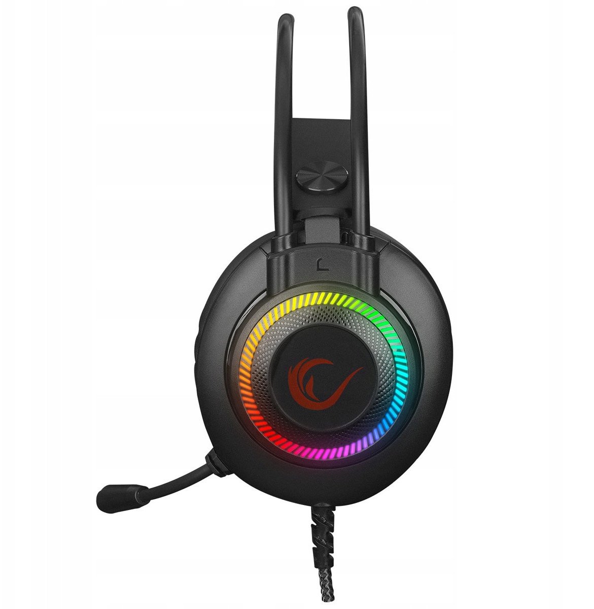 Kufje gaming Rampage RM-K27 X-JAMMER, RGB LED, stereo, të zeza