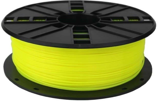 Filament Gembird, PLA, 1,75mm, 1kg, e verdhë fluoreshente