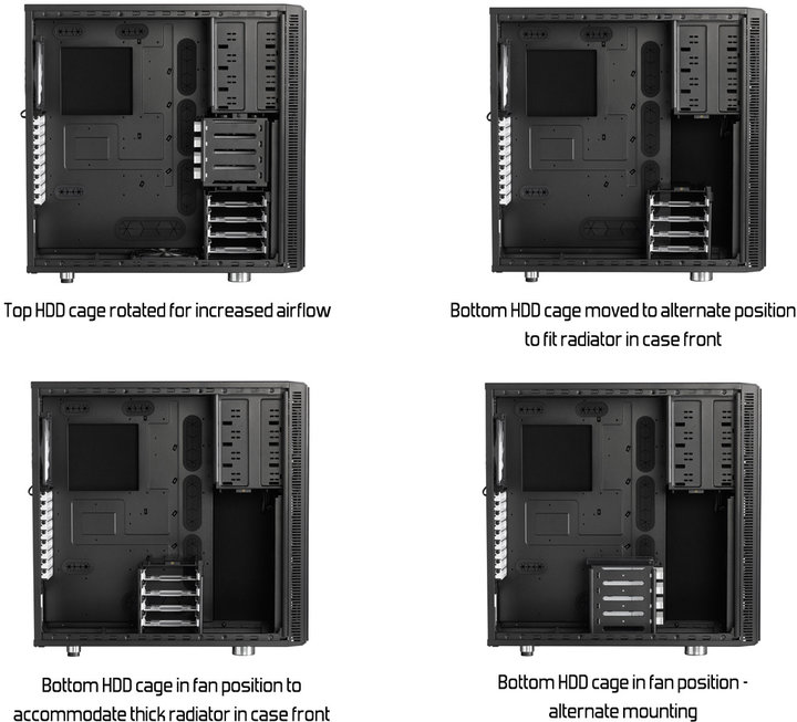 Kasë Fractal Design Define XL R2, e zezë