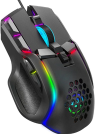 Maus lojërash RoGer S700, 12800 DPI, RGB, i zi