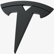Kapak emblemë përpara Spigen për Tesla Model 3 2024, mbulim i plotë, i zi