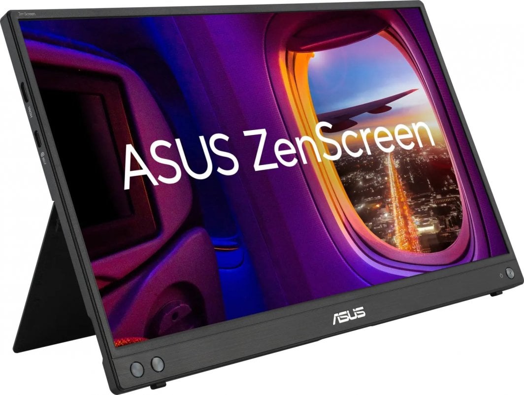 Monitor Asus ZenScreen MB16AHV, 15.6", Full HD, i hirtë