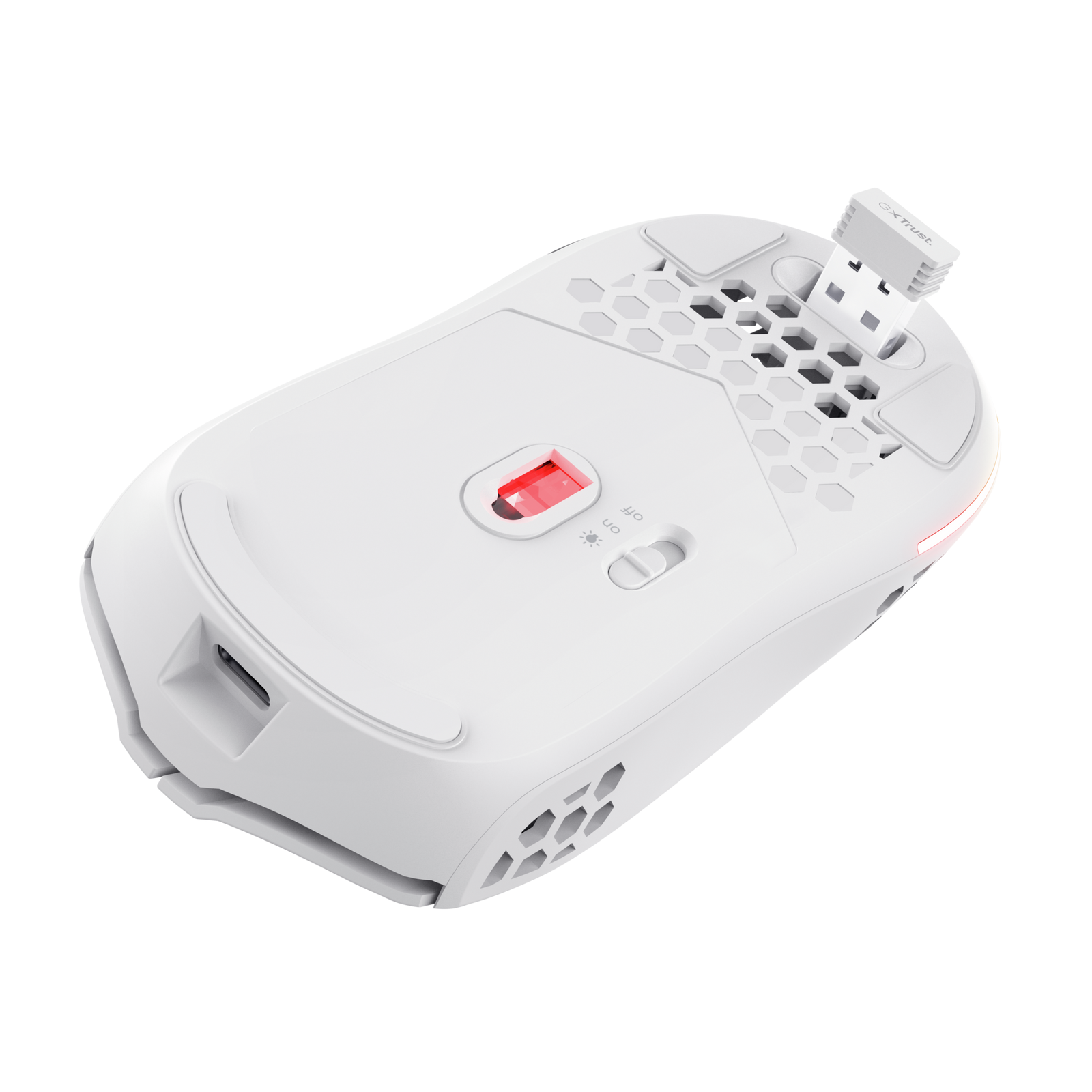 [OUTLET] Maus Trust Gaming GXT 929W Helox, wireless, i bardhë