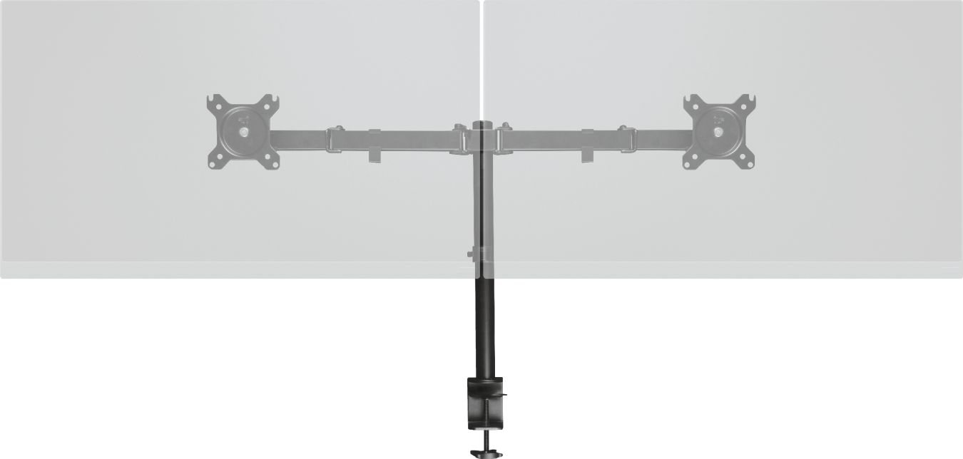 Mbajtëse tavoline Trust GXT 1120 Mara Dual, për 2 monitorë deri 32", VESA 75 100, e zezë