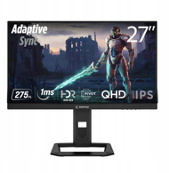 Гејминг монитор Rampage SLICE SL27F275Q, 27\", QHD 275Hz, 1ms IPS, црн