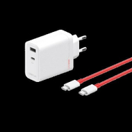 Karikues OnePlus SUPERVOOC 120W, GaN, 2 porta USB Type C dhe Type A, i bardhë