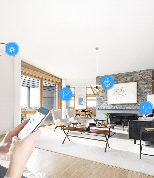 Ndërprerës Sonoff 4CHPROR3 Smart