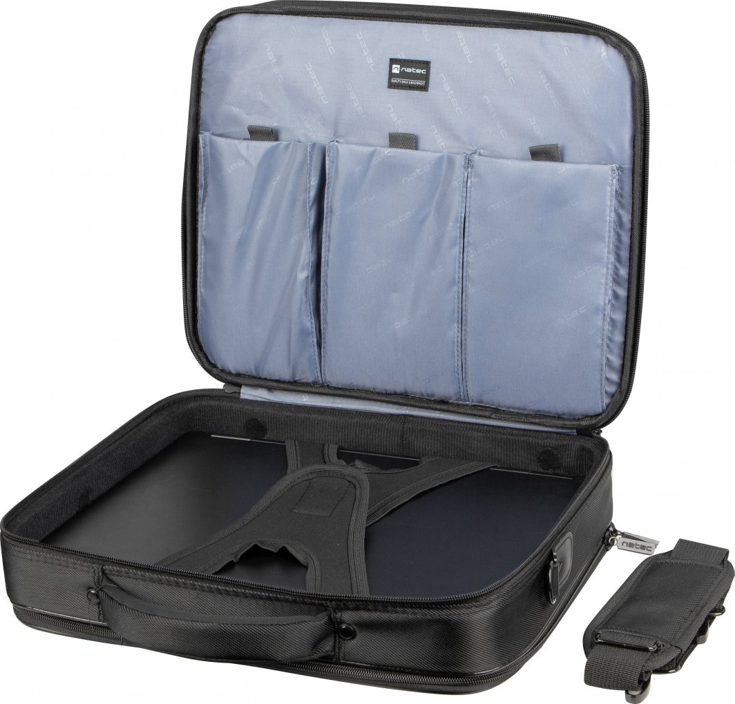 Çantë për laptop Natec Boxer NTO-0393, 17.3", e zezë