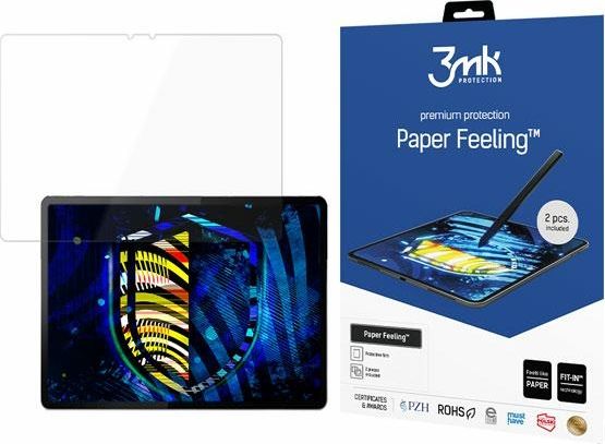 Заштитна фолија за екран 3MK Paper Feeling за Lenovo Tab P11 Pro 11.5", 2 парчиња, проѕирна