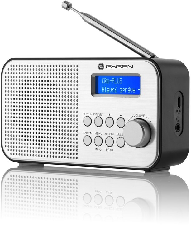 Radio GoGEN DAB 300 N, e argjendtë