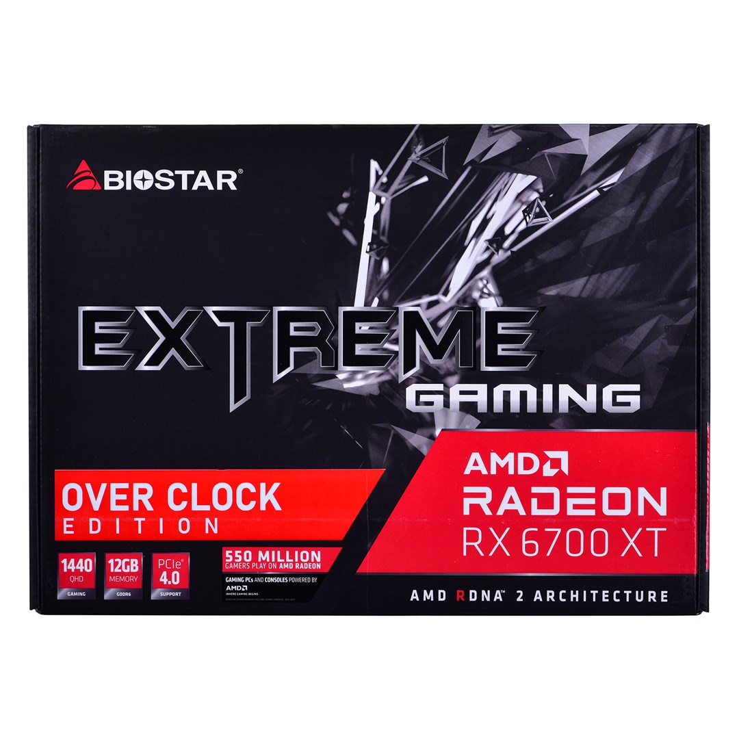 Kartelë grafike Biostar Radeon RX 6700 XT OC 12GB GDDR6