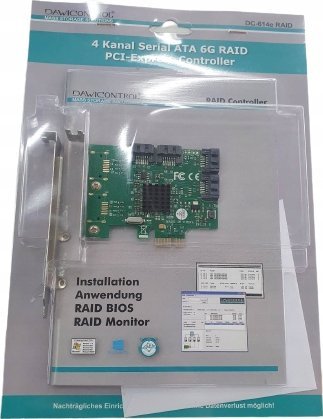 Kontroller RAID Dawicontrol DC-614e, SATA, PCIe, i zi